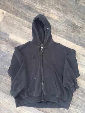 AE Women’s Embroidered Zip Up Hoodie